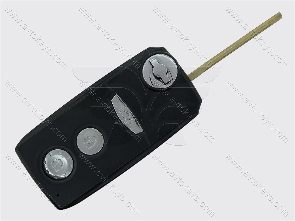 Корпус викидного ключа Toyota, 3 кнопки, лезо TOY43, під переробку