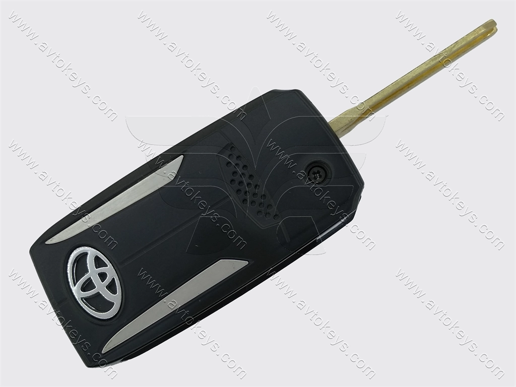 Корпус викидного ключа Toyota, 3 кнопки, лезо TOY43, під переробку - Зображення 4