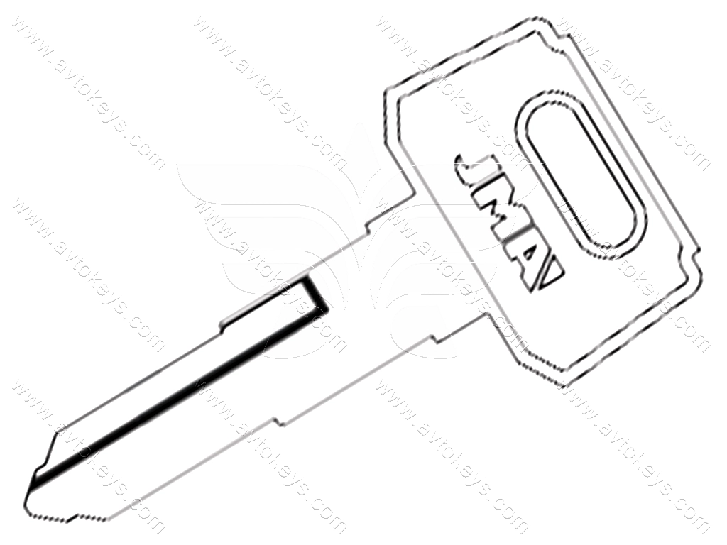 Заготовка ключа YAMA-18D JMA