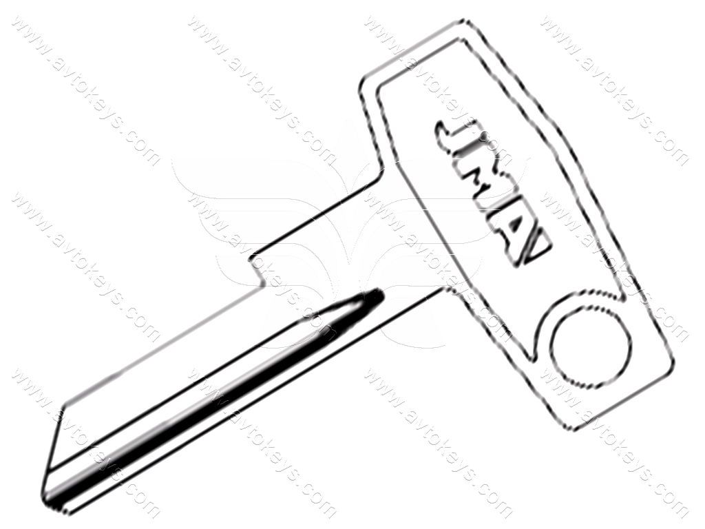 Заготовка ключа ZA-1 JMA