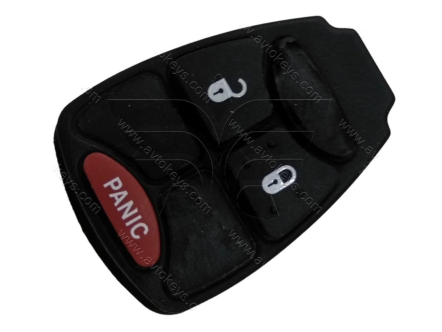 Корпуси ключів з кнопками Dodge