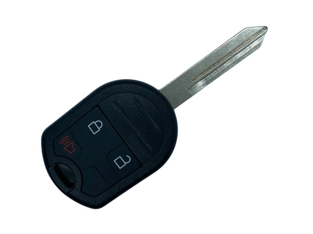 Корпус ключа с кнопками Ford 2+1 кнопки резиновые FO-40