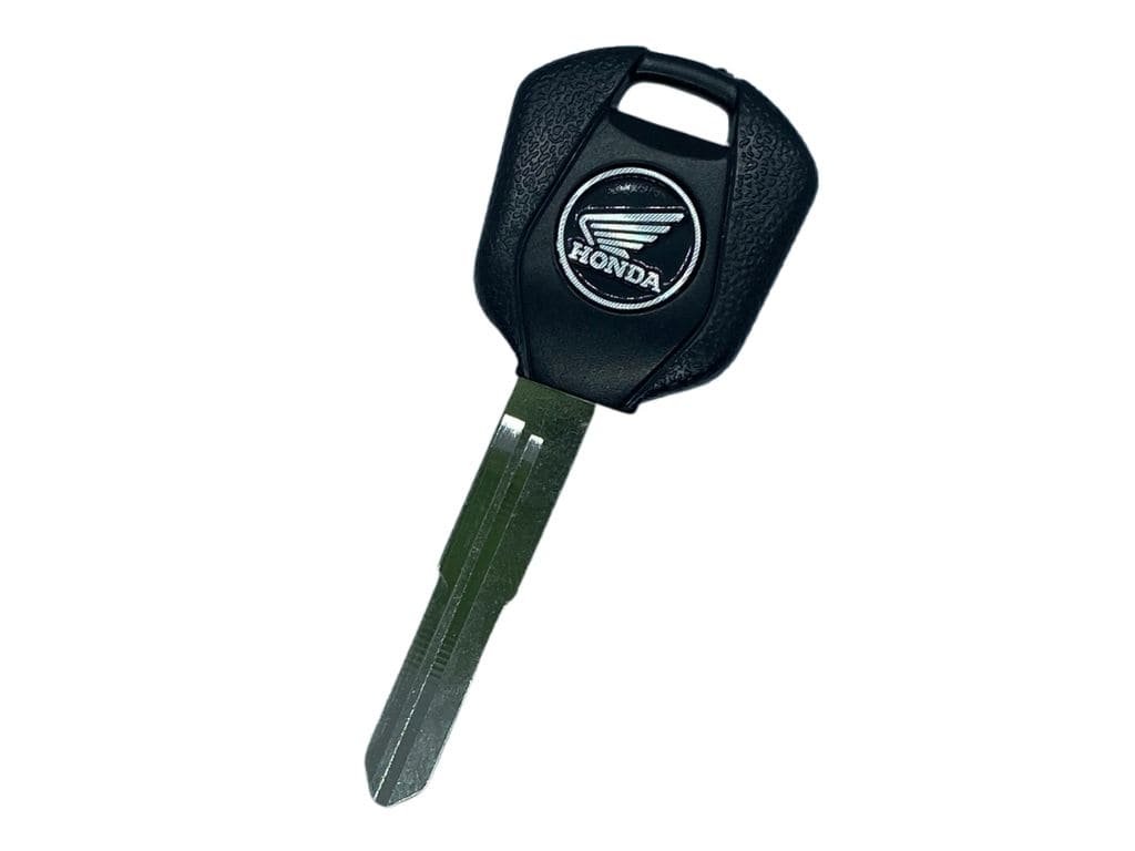 Корпус ключа с местом под чип Honda Moto HON-70R под карбон черный