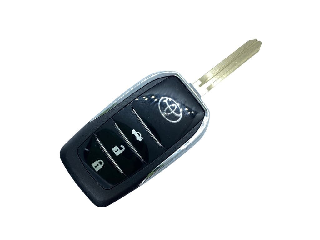 Корпус викидного ключа Toyota, 3 кнопки, TOY-43, під переробку, стиль Smart - Зображення 2