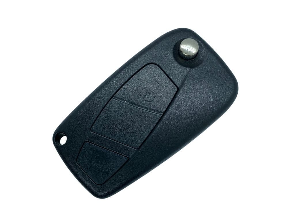 Корпус викидного ключа Fiat, 2 кнопки, SIP-22, батарейка під кришкою