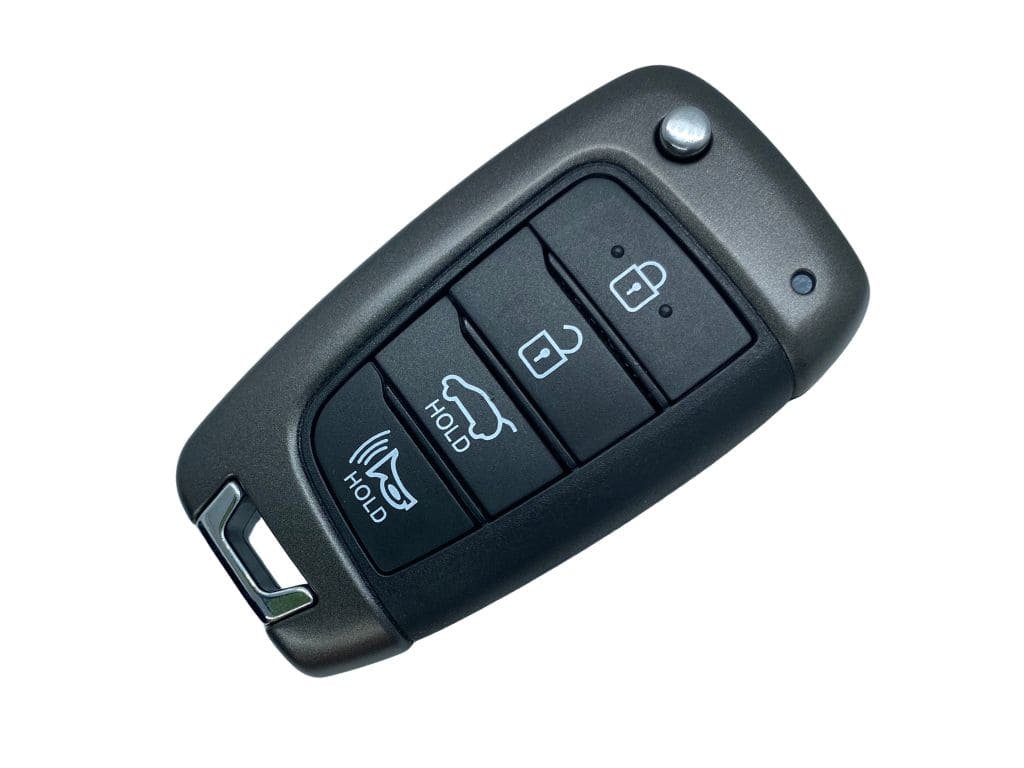 Корпус викидного ключа Hyundai 2018-2023, 3+1 кнопки, KIA-9