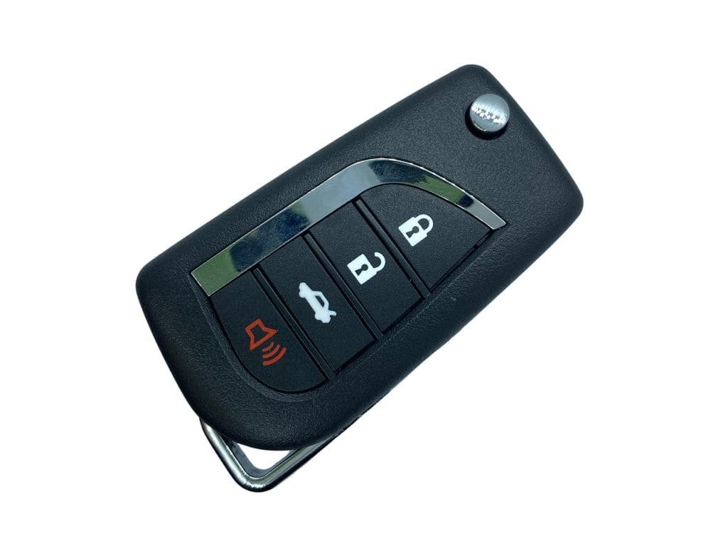 Корпус вbкидного ключа Toyota Avensis? 3+1 кнопки, TOY-51, під батарейку 1620
