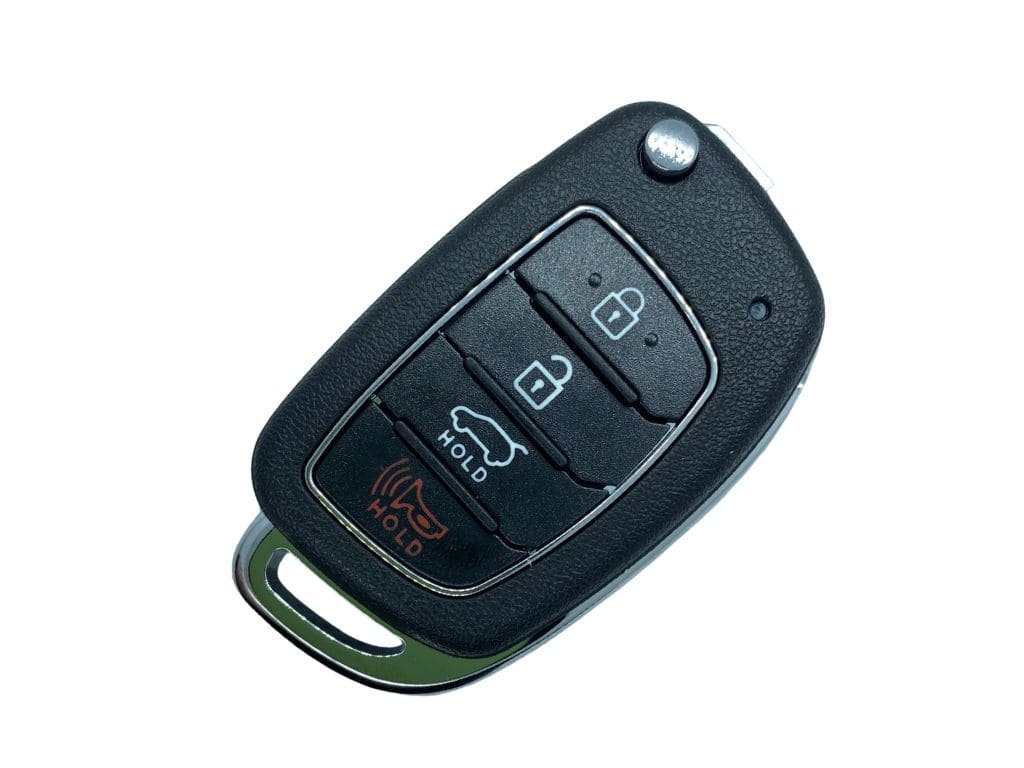 Корпус викидного ключа Hyundai, 3+1 кнопки, TOY-48