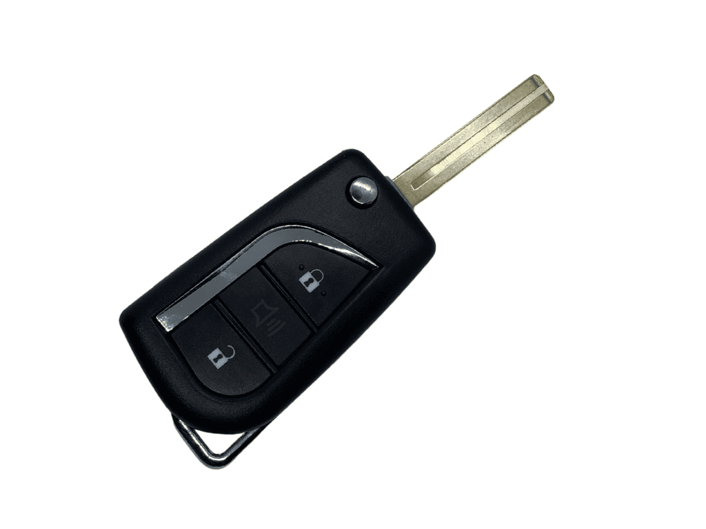 Корпус викидного ключа Toyota Avensis, 2+1 кнопки, TOY-48, під батарейку 1620