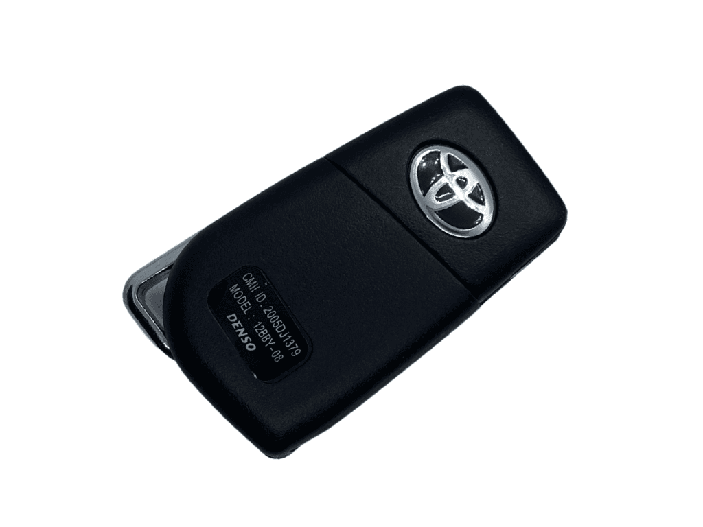 Корпус викидного ключа Toyota Avensis, 2+1 кнопки, TOY-48, під батарейку 1620 — изображение 2