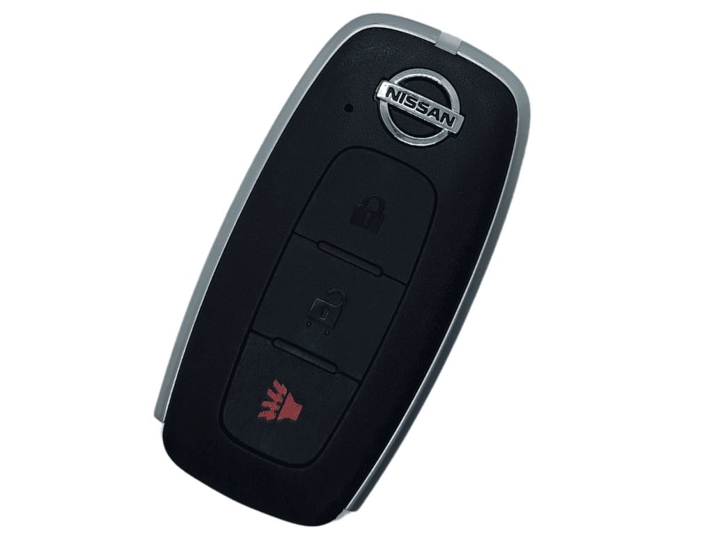 Корпус смарт ключа Nissan 2022+, 2+1 кнопки, з логотипом